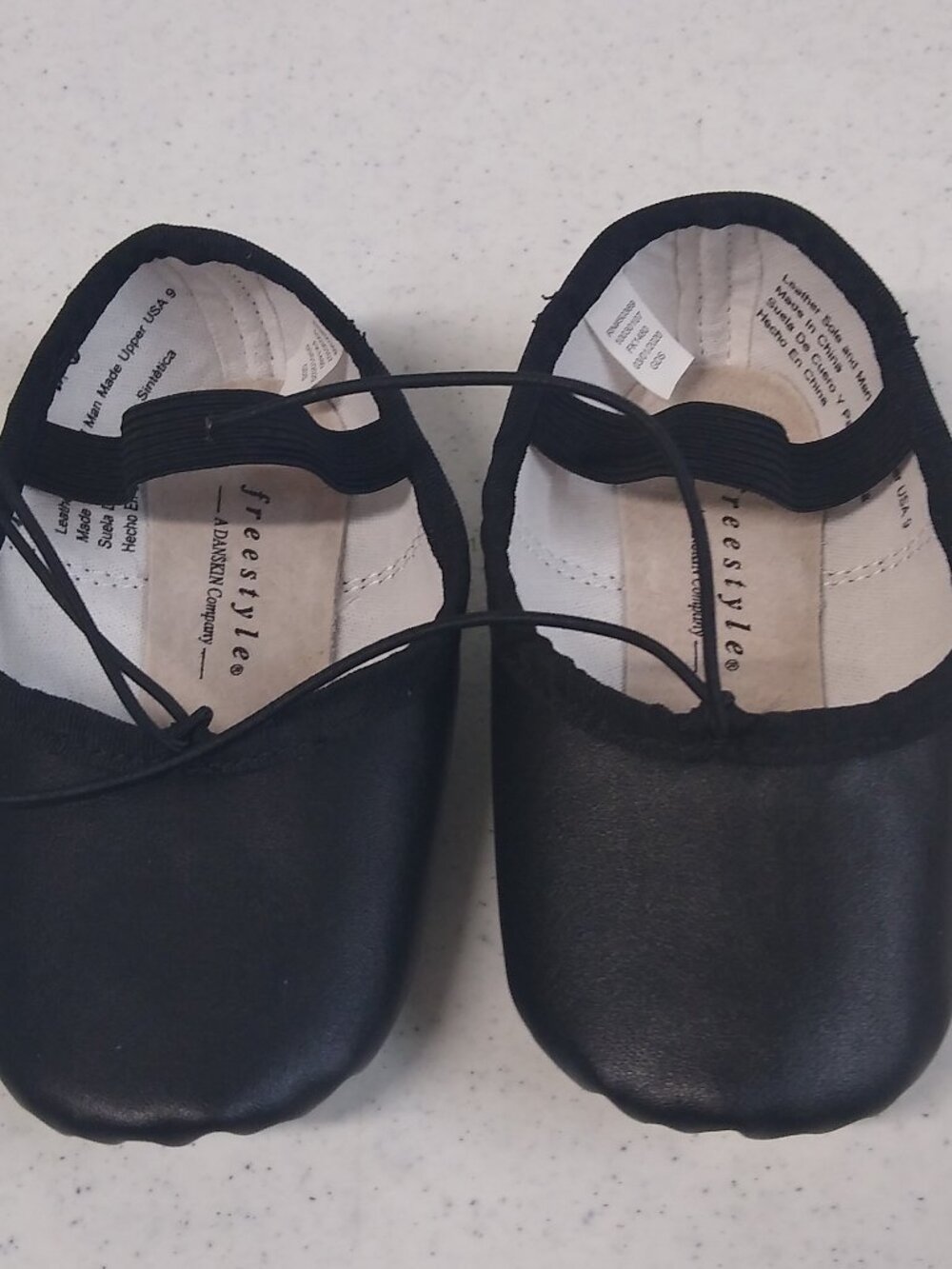Freestyle Girl's/ Boy's Ballet Slippers Leather Sole Kids Size 9 by Danskin NWOT